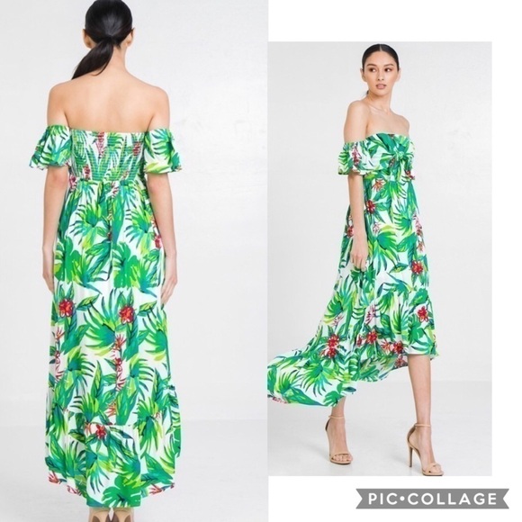 SO CUTE! High Low Dress w/Off The Shoulders - Picture 3 of 4